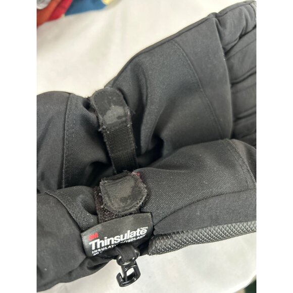 3M gloves Mens M/L Thinsulate Therra Insulation Black adjustable Velcro - Picture 4 of 4